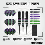 Winmau Simon Whitlock 24g brass darts, imported from the UK