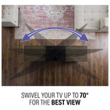 Sanus swivel TV stand 40-86 inch black, imported from the UK