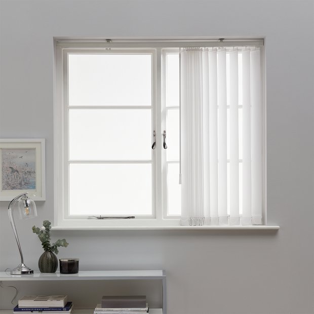 Argos Home white vertical blind 90cm (British brand)