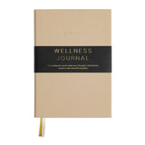 Habitat A5 Wellness Journal with champagne faux leather cover (British brand)