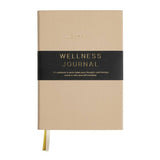 Habitat A5 Wellness Journal with champagne faux leather cover (British brand)