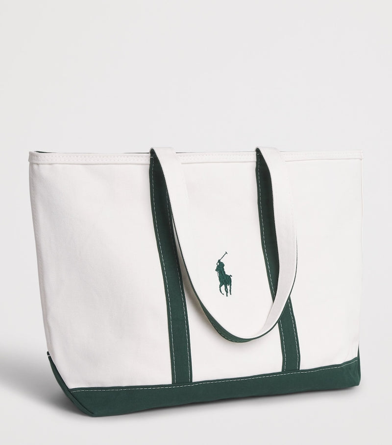 Polo Ralph Lauren Wimbledon large cotton shopper bag (British brand)