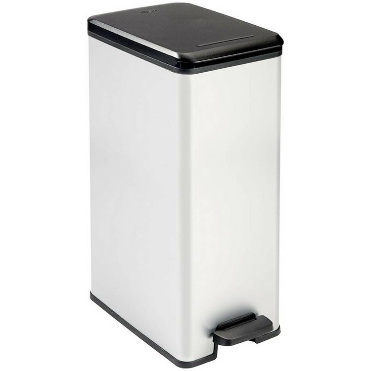 Curver slim bin 40 litre silver - British product