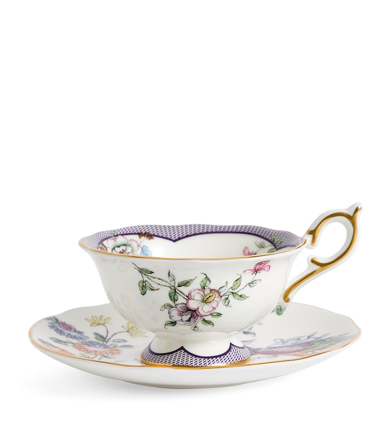 Wedgwood Fortune teacup and saucer set 150ml (British brand)