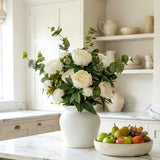 Tree Locate artificial peony and eucalyptus bouquet, UK version