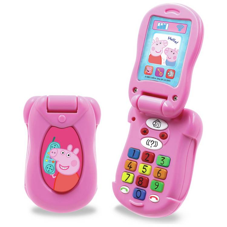 Peppa Pig Flip & Learn Phone toy, UK version
