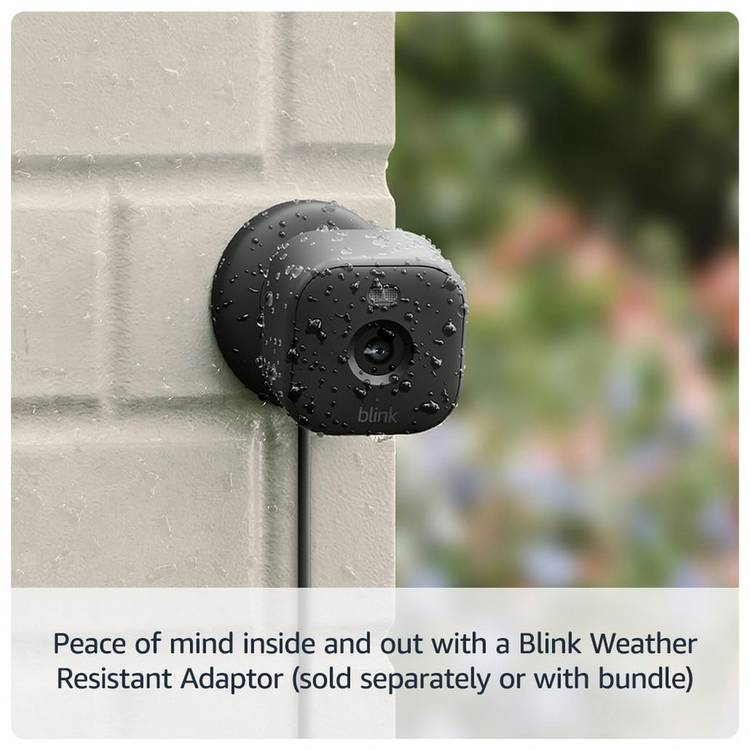 Blink Mini 2 security camera with weather resistant adapter (British brand)