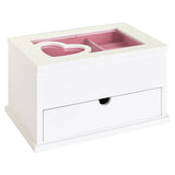 Argos Home heart wooden jewellery box, imported from the UK