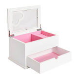 Argos Home heart wooden jewellery box, imported from the UK