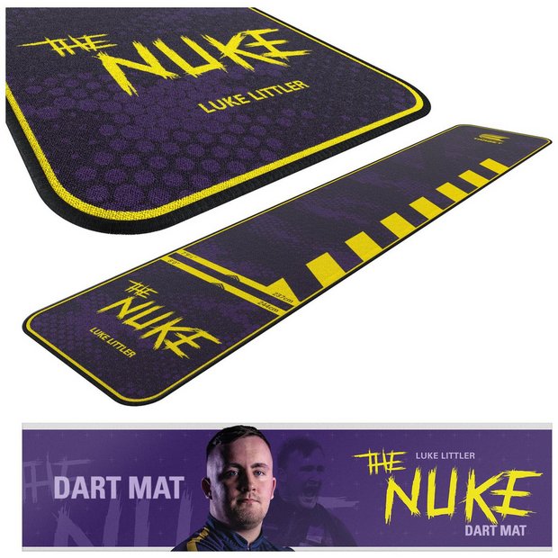 Target Luke Littler dart mat 63cm, imported from the UK
