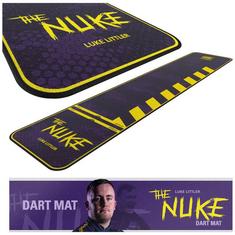 Target Luke Littler dart mat 63cm, imported from the UK