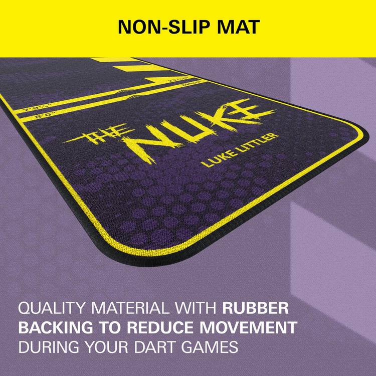 Target Luke Littler dart mat 63cm, imported from the UK