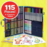 Crayola Imagination Art Set with 115 pieces for kids (British brand)