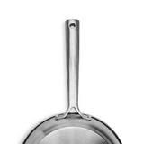 Habitat brushed stainless steel pan set 3 piece, imported from the UK