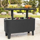 Argos Keter Bevy Cool Bar 56L Outdoor Cooler with Ice Bucket- Buy online at McGrocer