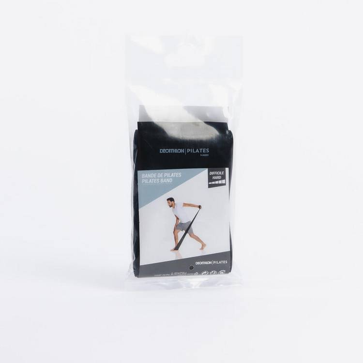 Decathlon Pilates elastic resistance band 4kg black, imported from the UK