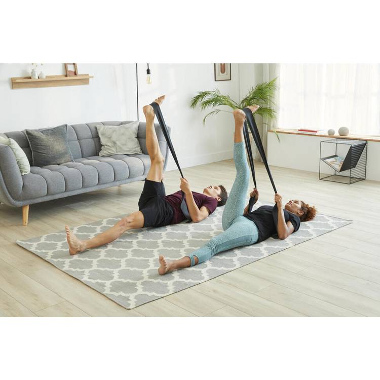Decathlon Pilates elastic resistance band 4kg black, imported from the UK
