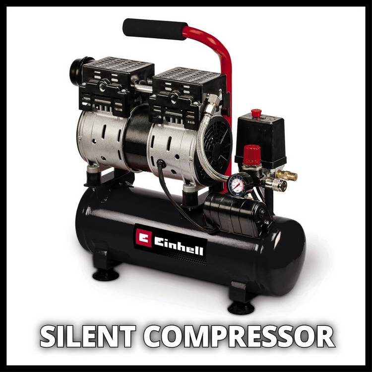 Einhell Silent Air Compressor 6L - British product
