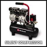 Einhell Silent Air Compressor 6L - British product