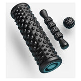 Decathlon massage kit with foam roller ball and stick, imported from the UK