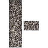 Argos Home floral black runner and mat set 180x57cm, UK version