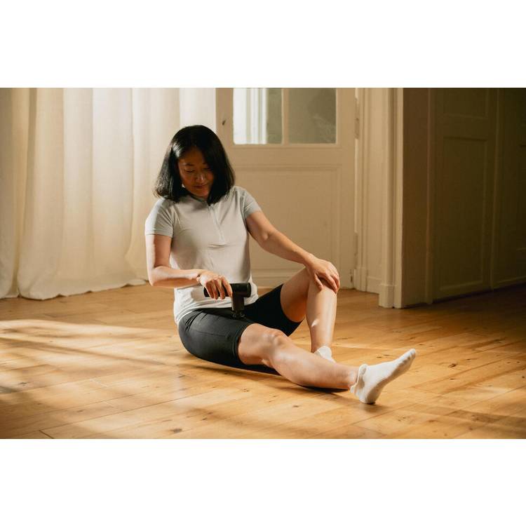 Decathlon mini massage gun with carry bag, imported from the UK