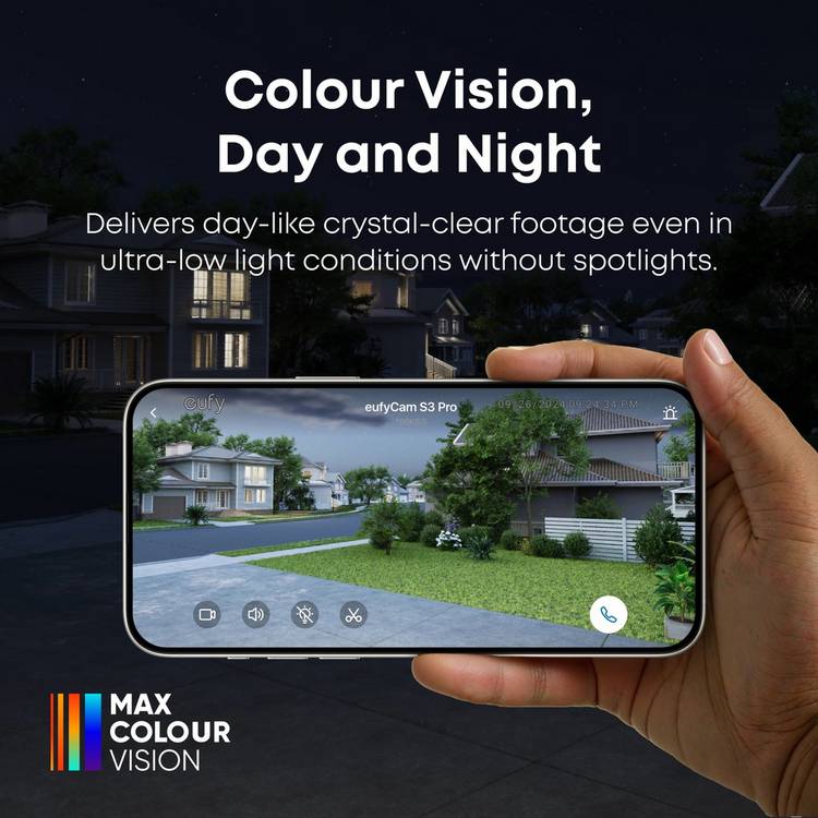 eufyCam S3 Pro 4K outdoor camera (British brand)