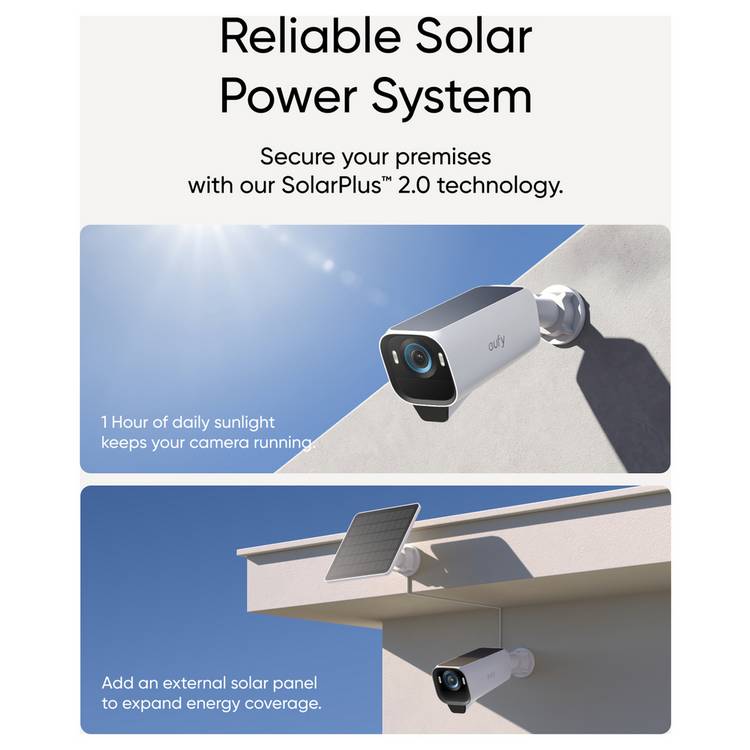 eufyCam S3 Pro 4K outdoor camera (British brand)