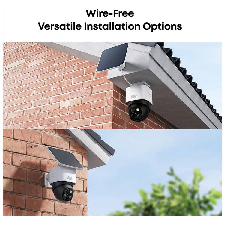 eufy SoloCam S340 3K security camera with solar panel (British brand)