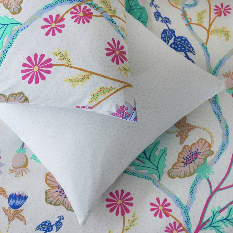 Habitat abstract floral bedding set single, imported from the UK