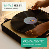House of Marley Revolution belt-drive turntable bamboo finish, imported from the UK