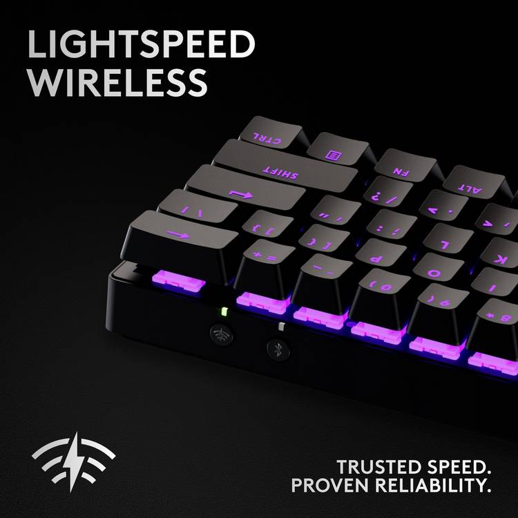 Logitech Pro X 60 Lightspeed gaming keyboard, imported from the UK