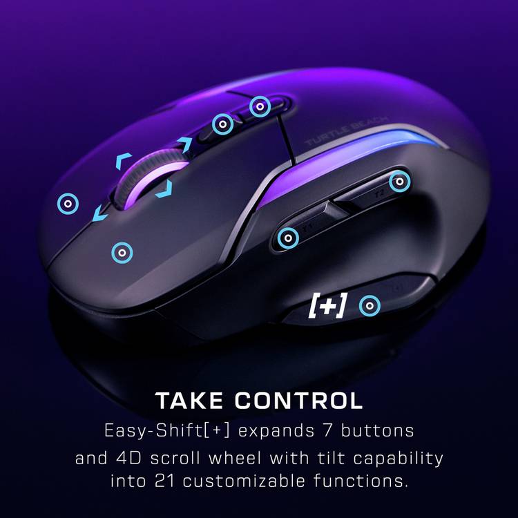 Turtle Beach Kone II Air wireless gaming mouse, UK version