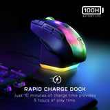 Turtle Beach Kone XP Air wireless gaming mouse in black (British brand)
