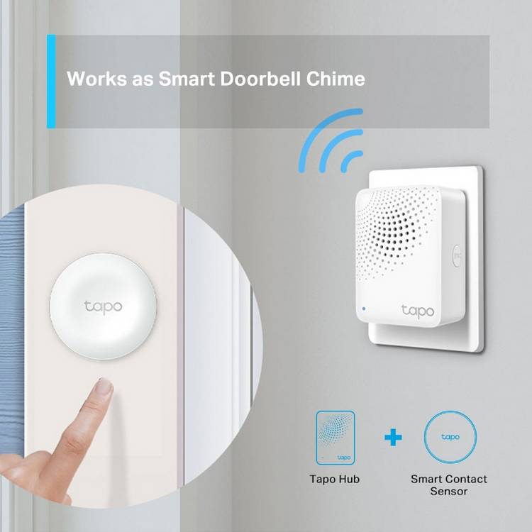 TP-Link Tapo H100 smart hub with chime - British product