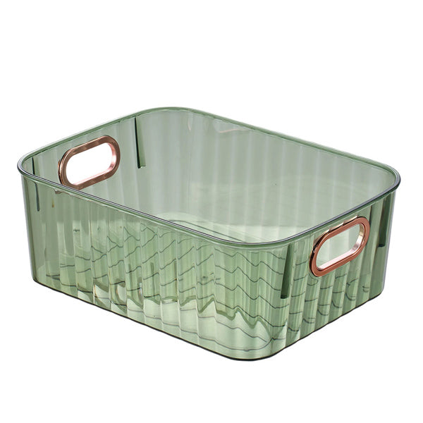Livingandhome desktop storage organiser with gold handles, imported from the UK