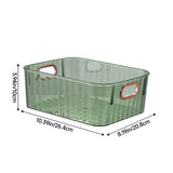 Livingandhome desktop storage organiser with gold handles, imported from the UK