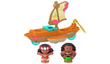 Argos Fisher-Price Disney Princess Moana & Maui's Canoe Sail Boat with Figures Toy Boat Set 17.2 x 26.6 x 10.4 cm- Buy online at McGrocer