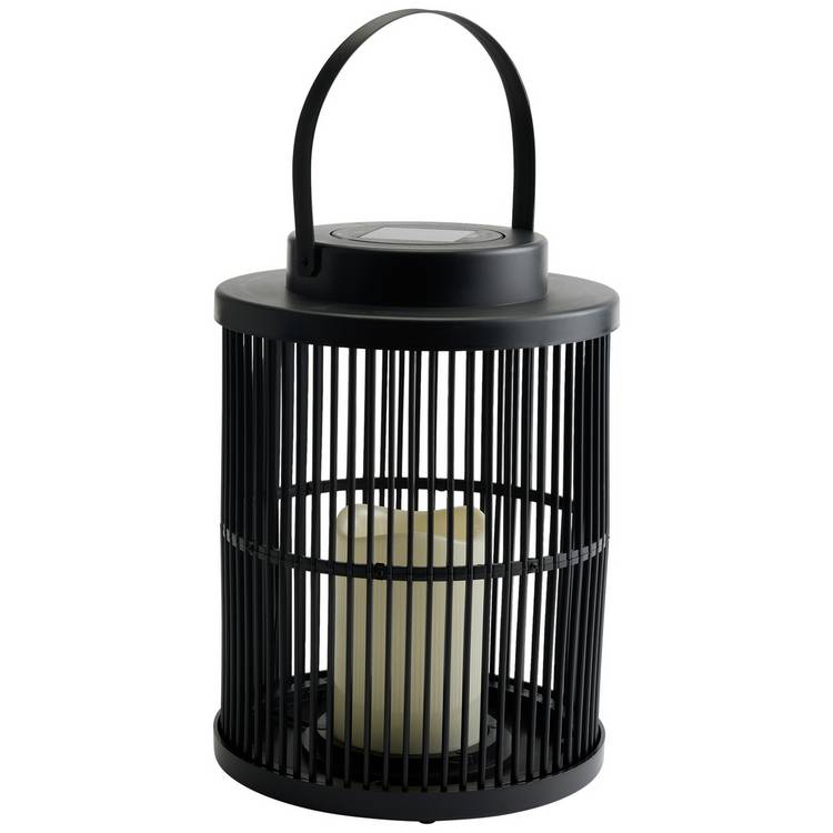 Sainsburys solar flickering candle lantern, imported from the UK