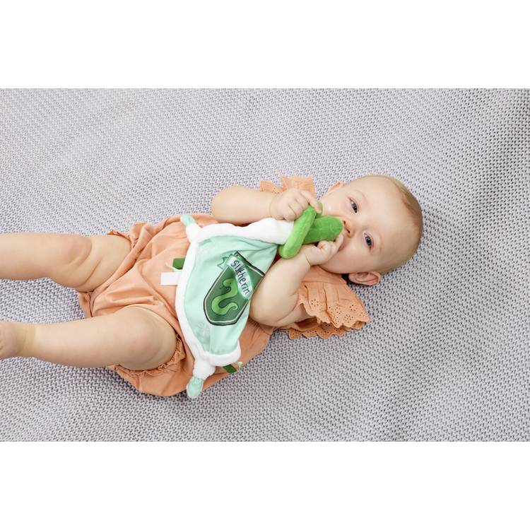 Harry Potter Slytherin baby comforter with Dobby rattle (British brand)