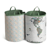 Habitat world map laundry bag set 124L, imported from the UK
