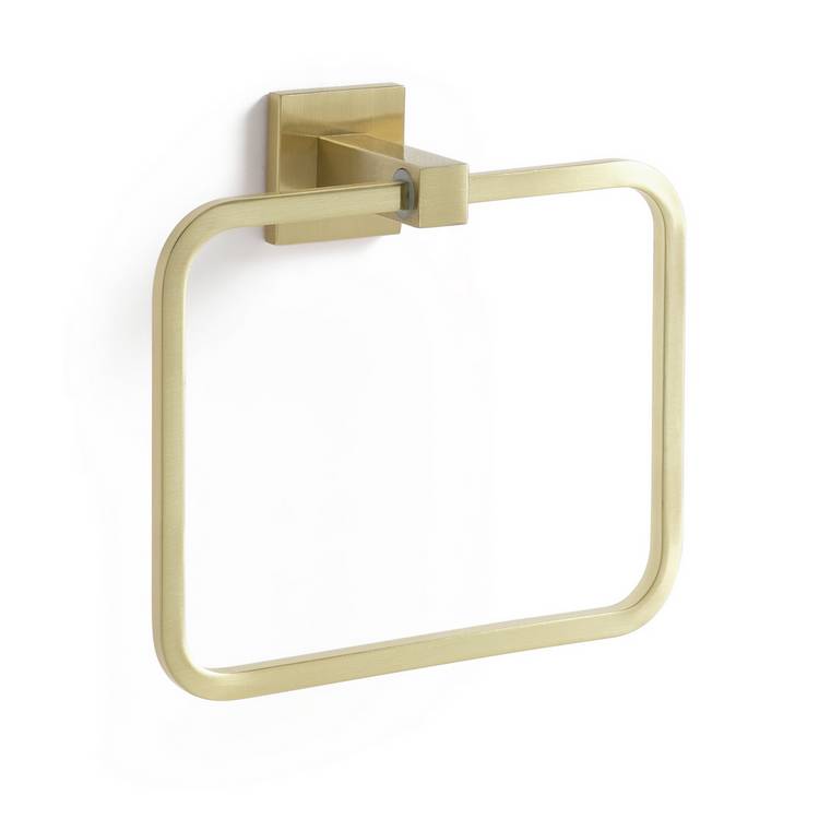 Argos Home brushed gold towel ring 18cm, imported from the UK