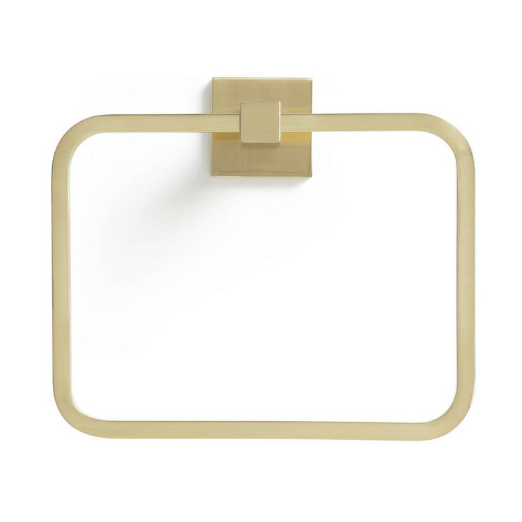 Argos Home brushed gold towel ring 18cm, imported from the UK