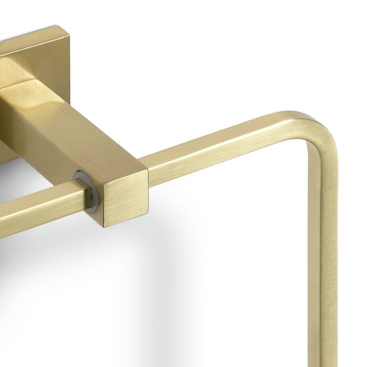 Argos Home brushed gold towel ring 18cm, imported from the UK