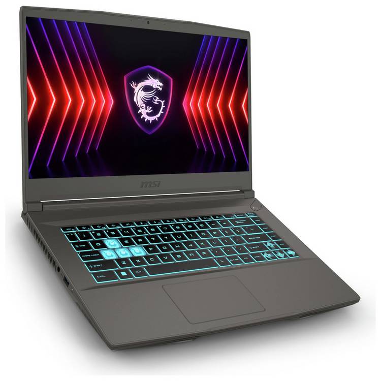MSI Thin 15 gaming laptop Intel Core i5 RTX 4050 15.6in (British brand)
