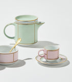 GINORI 1735 porcelain Colonna Diva coffee saucer 12.5cm, UK version