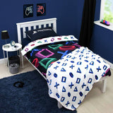 Sony PlayStation fleece throw blue and white 150x100cm, UK version