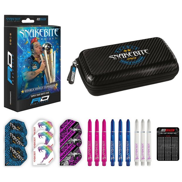 Red Dragon Snakebite dart case - British product