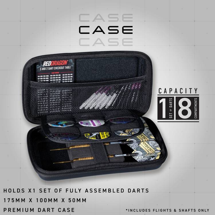 Red Dragon Snakebite dart case - British product