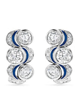 Harrods Boodles Over the Moon Platinum and Diamond Earrings- Buy online at McGrocer